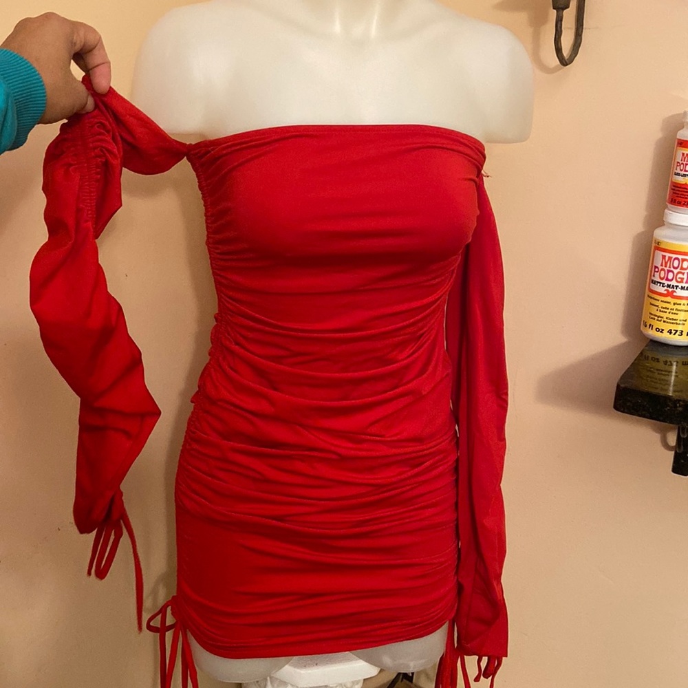 Red dress